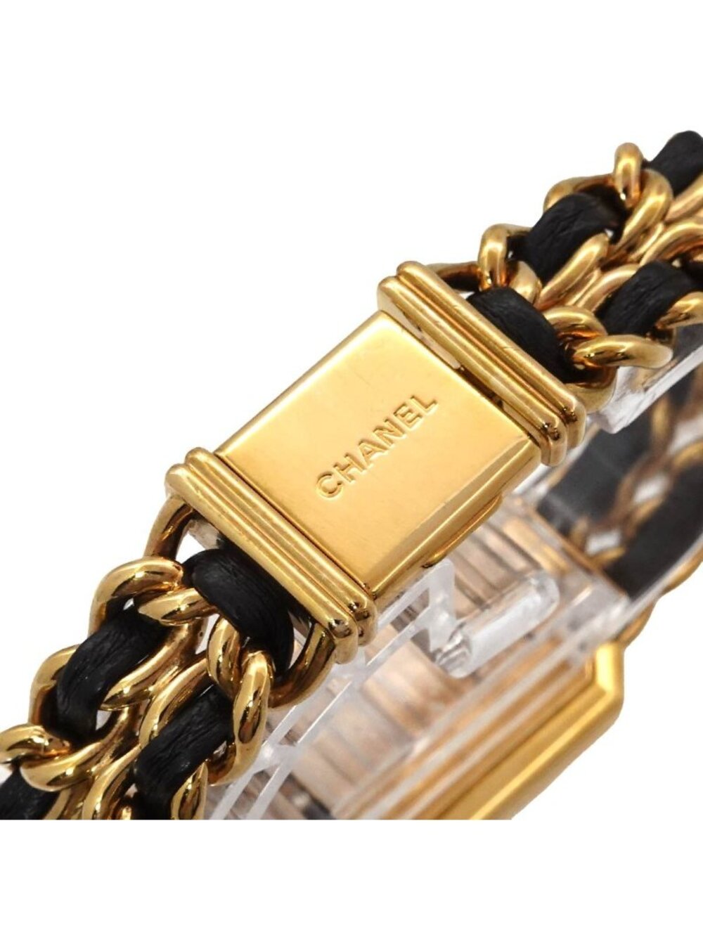 Chanel Premiere L Vintage Watch Black Gold - Picture 6 of 6